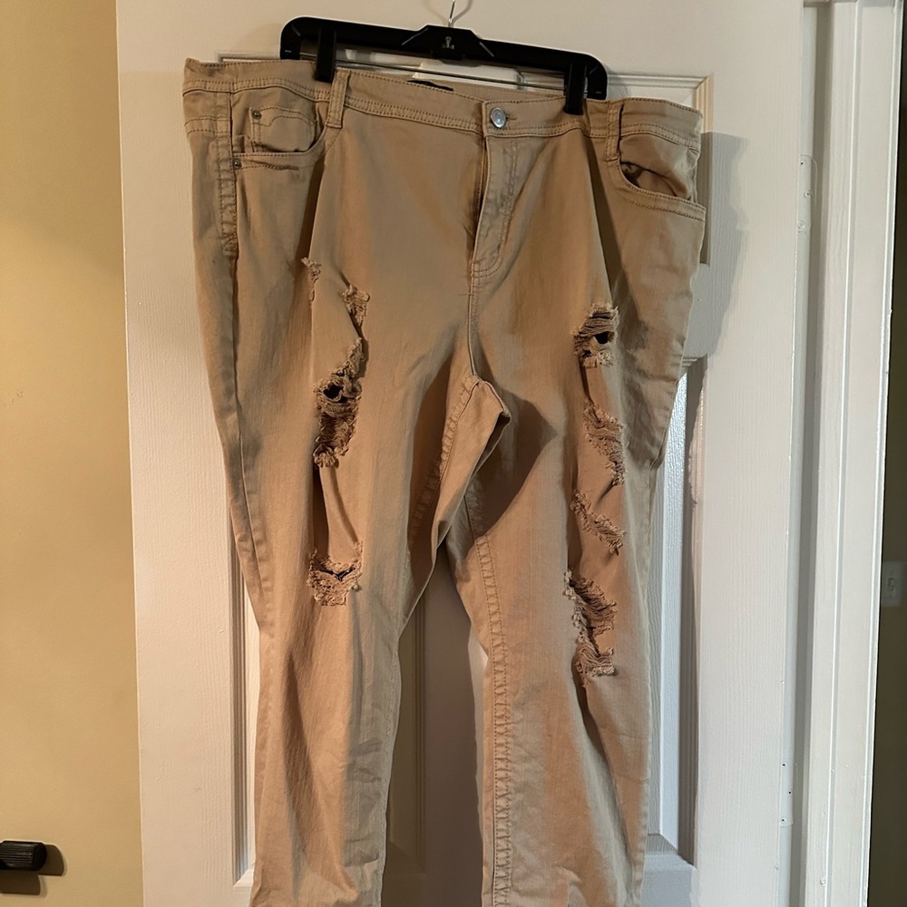 Size 24 Ripped Jeans - Almost Famous